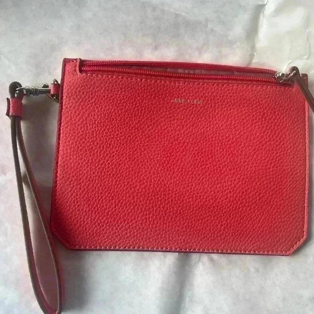 Anne Klein Pebbled Wristlet